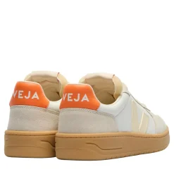 Veja V82 Leather Pure Calcaire Fury Low-Top-Sneaker