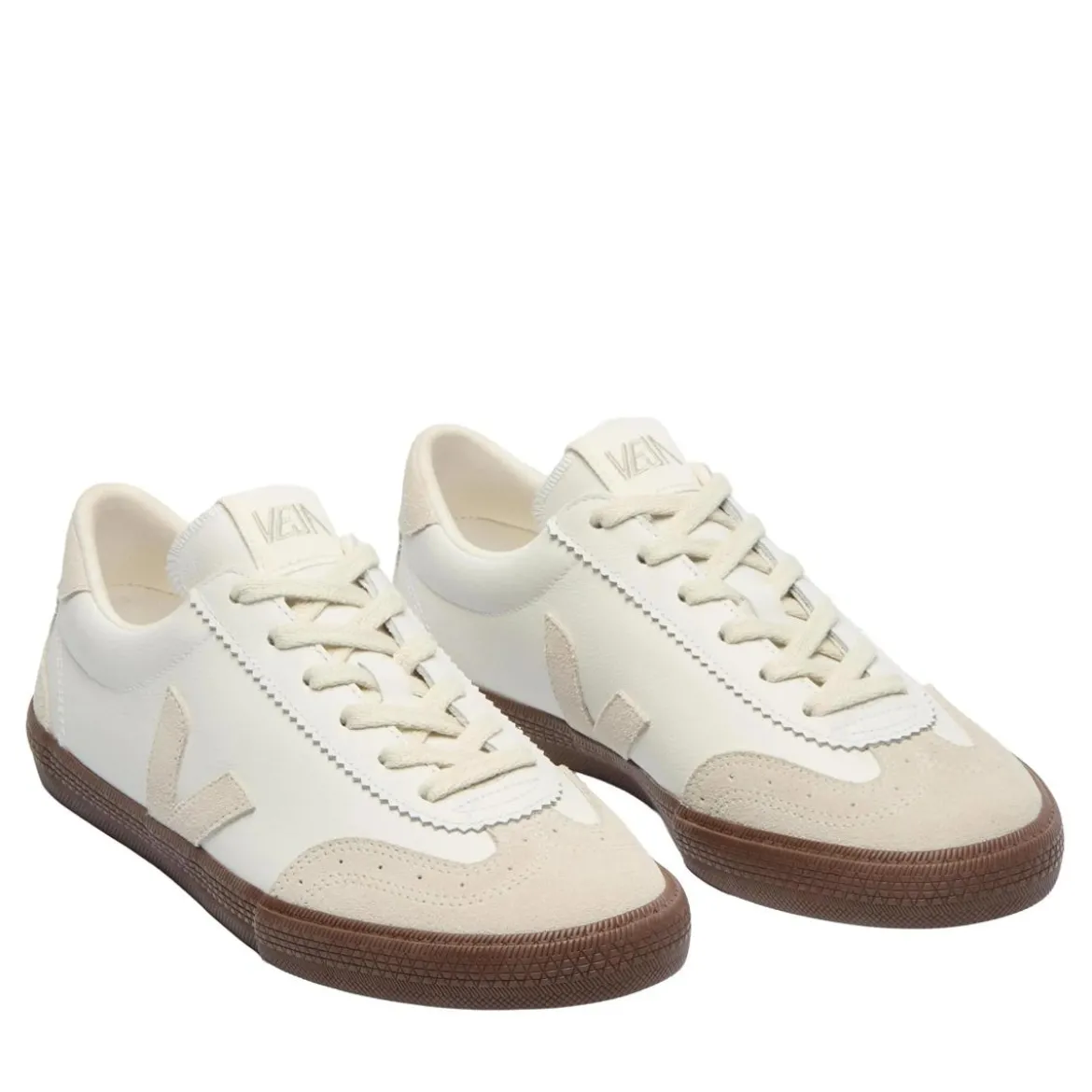 Veja Volley White Natural Bark Low-Top-Sneaker