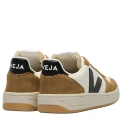 Veja V-10 Prime Leather Pure Black Tent Low-Top-Sneaker