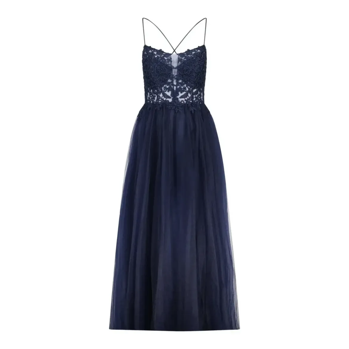 Vera Mont Cocktailkleid Dunkelblau Cocktailkleid