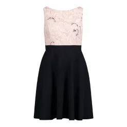 Vera Mont Kleid mit Spitze Rosa Cocktailkleid