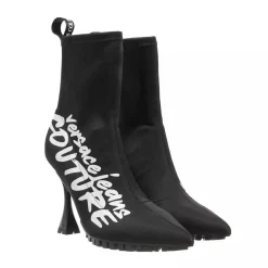 Versace Jeans Couture Shoes Black + White Stiefeletten