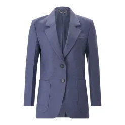 Victoria Beckham Blazer aus Schurwoll-Mix blau Blazer