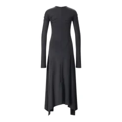 Victoria Beckham Elastisches Midikleid schwarz Midikleid