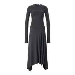 Victoria Beckham Elastisches Midikleid schwarz Midikleid
