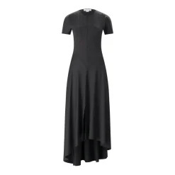 Victoria Beckham Elastisches Midikleid schwarz Midikleid
