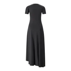 Victoria Beckham Elastisches Midikleid schwarz Midikleid