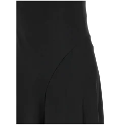 Victoria Beckham Elastisches Midikleid schwarz Midikleid