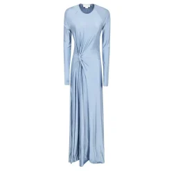 Victoria Beckham Elegantes Maxikleid blau Maxikleid