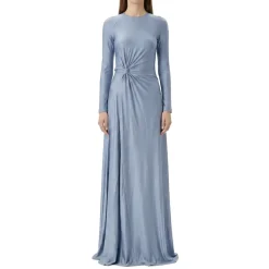 Victoria Beckham Elegantes Maxikleid blau Maxikleid