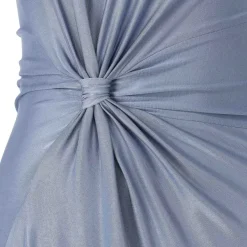Victoria Beckham Elegantes Maxikleid blau Maxikleid