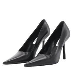 Victoria Beckham Pumps aus Leder schwarz Schnürschuhe