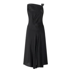 Victoria Beckham 1226WDR007331A schwarz Maxikleid