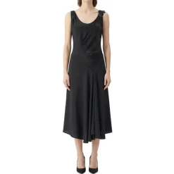 Victoria Beckham 1226WDR007331A schwarz Maxikleid