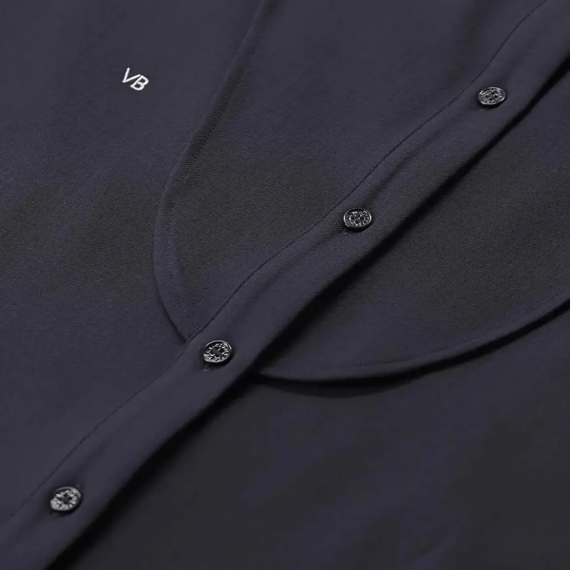 Victoria Beckham Weite Hemdbluse blau Bluse