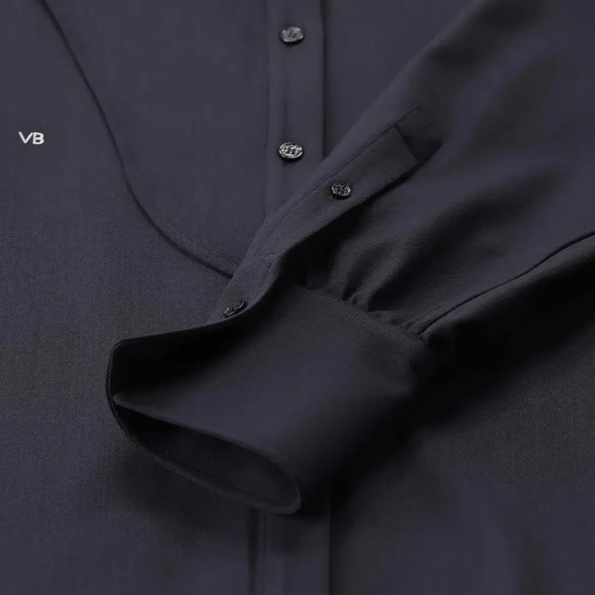 Victoria Beckham Weite Hemdbluse blau Bluse