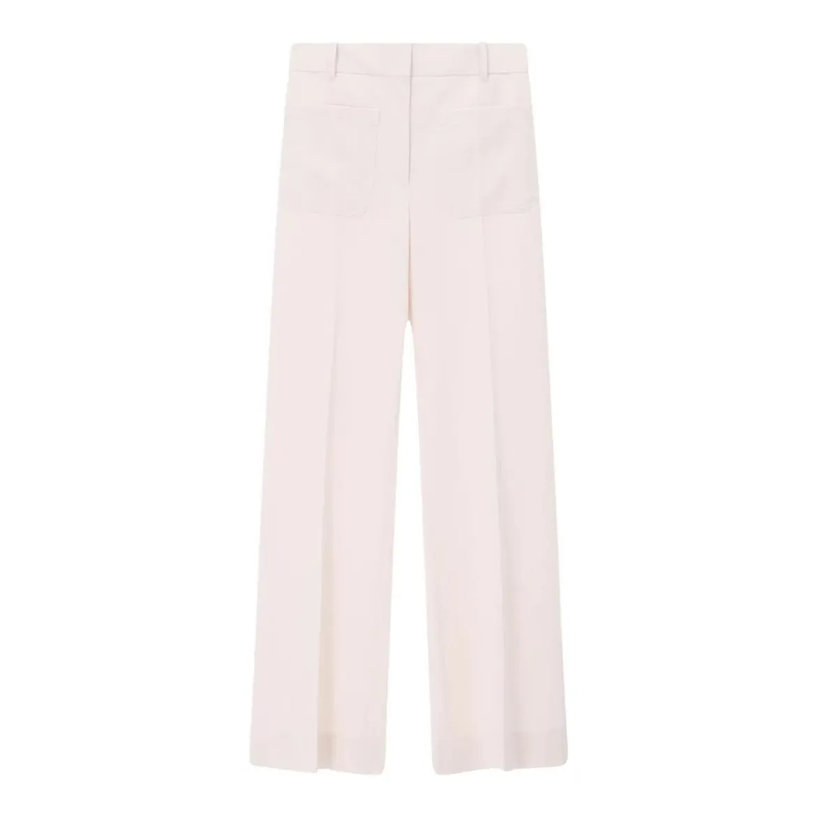 Victoria Beckham Weite Stoffhose Alina pink Stoffhose