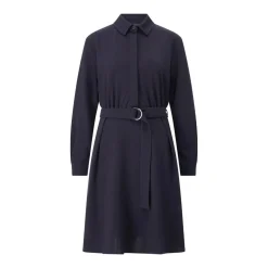 WEEKEND Max Mara Kleid Brest Dunkelblau Midikleid