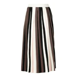 WEEKEND Max Mara Midirock Pleiadi im Streifen-Design Multicolor Midirock