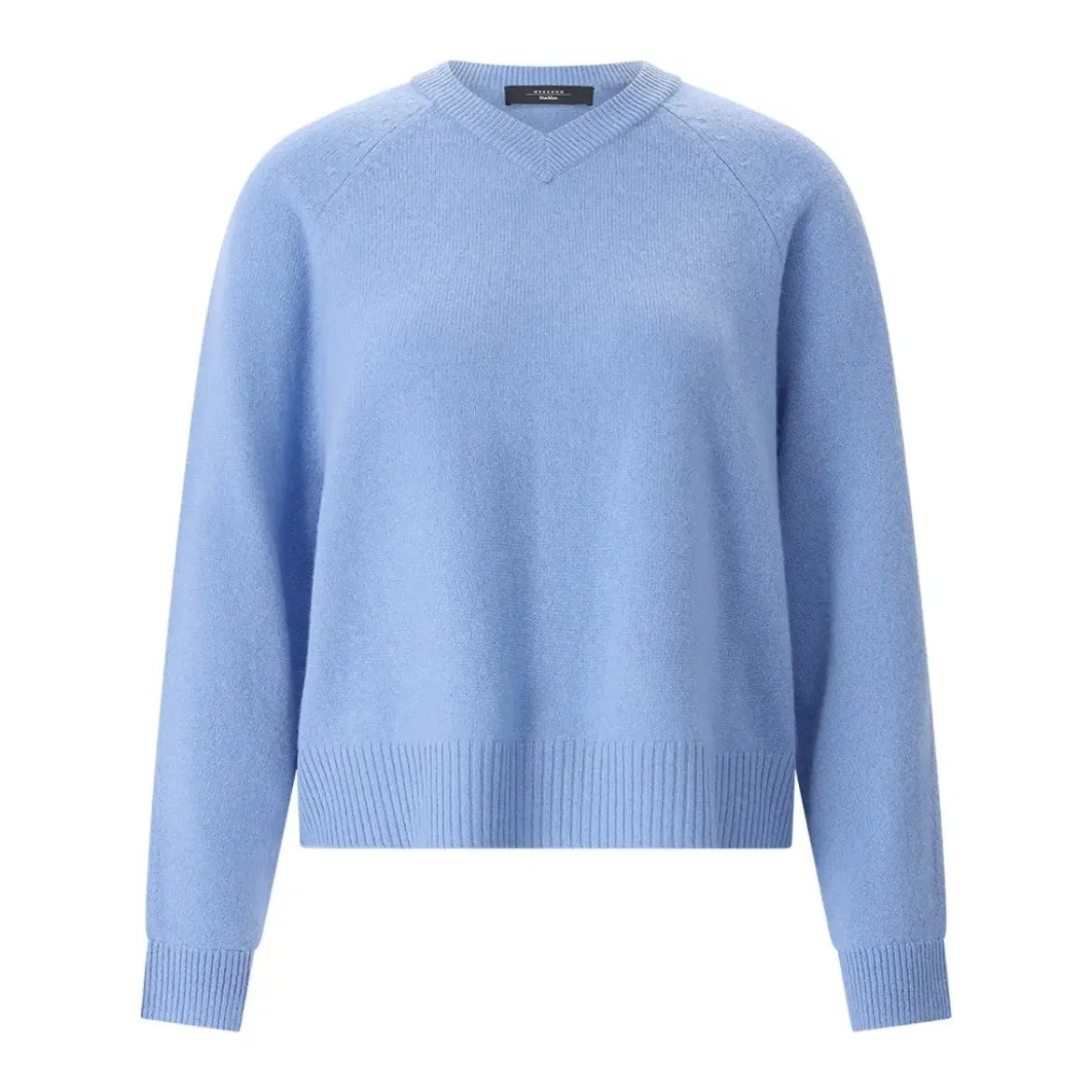 WEEKEND Max Mara Pullover Centro aus Kaschmir blau Pullover
