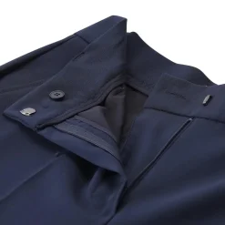 WEEKEND Max Mara Stoffhose Visivo blau Stoffhose