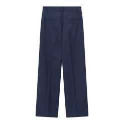 WEEKEND Max Mara Stoffhose Visivo blau Stoffhose