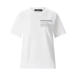 WEEKEND Max Mara T-Shirt Tenue mit Print weiß T-Shirt