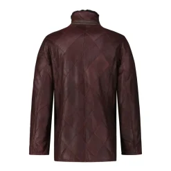 Werner Christ Lederjacke David rot Übergangsjacke