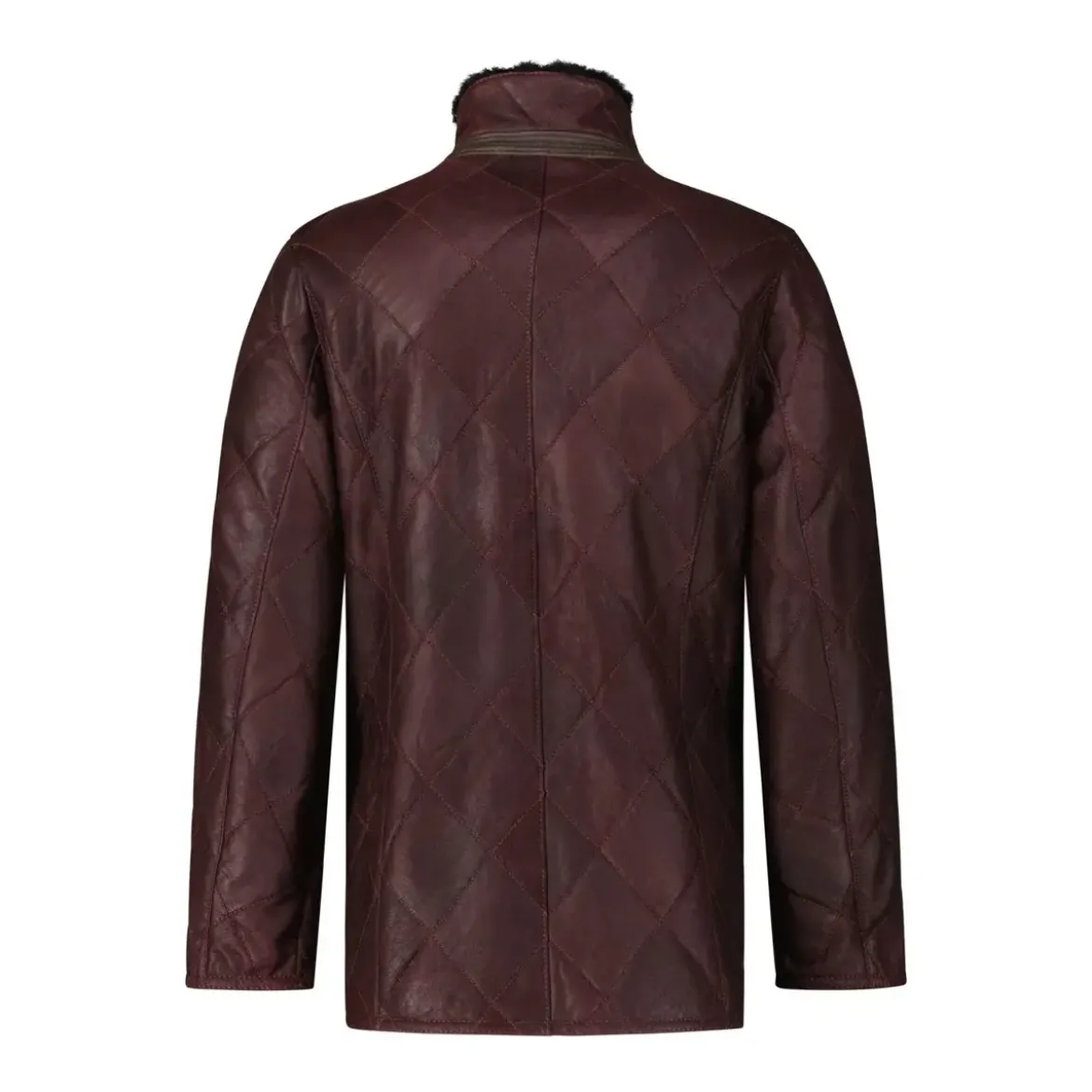 Werner Christ Lederjacke David rot Übergangsjacke