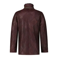 Werner Christ Lederjacke David rot Übergangsjacke
