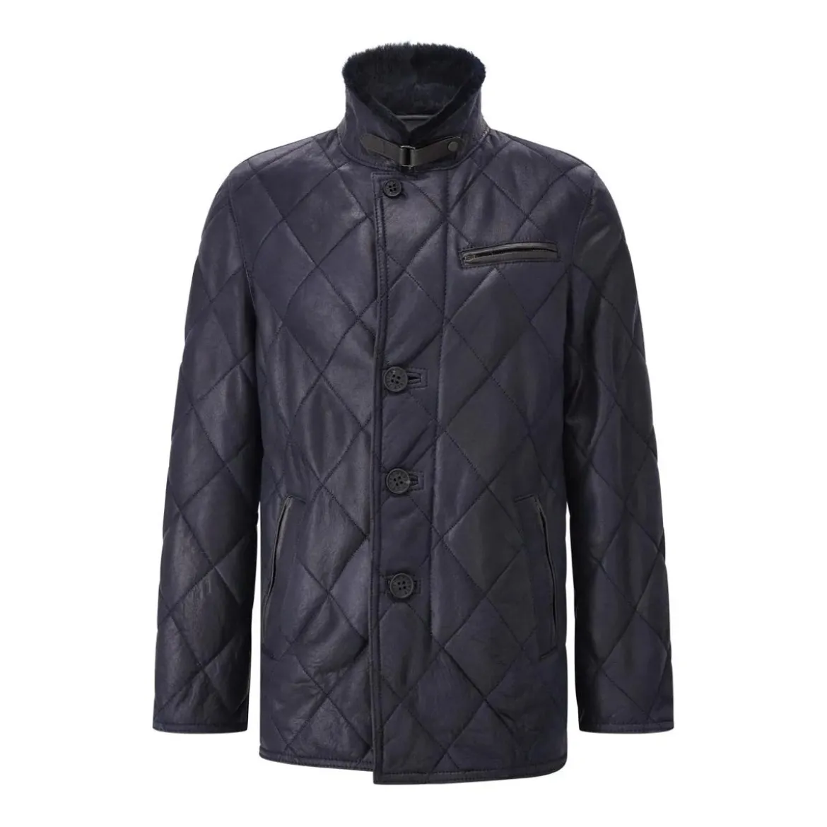 Werner Christ Lederjacke David Dunkelblau Lederjacke