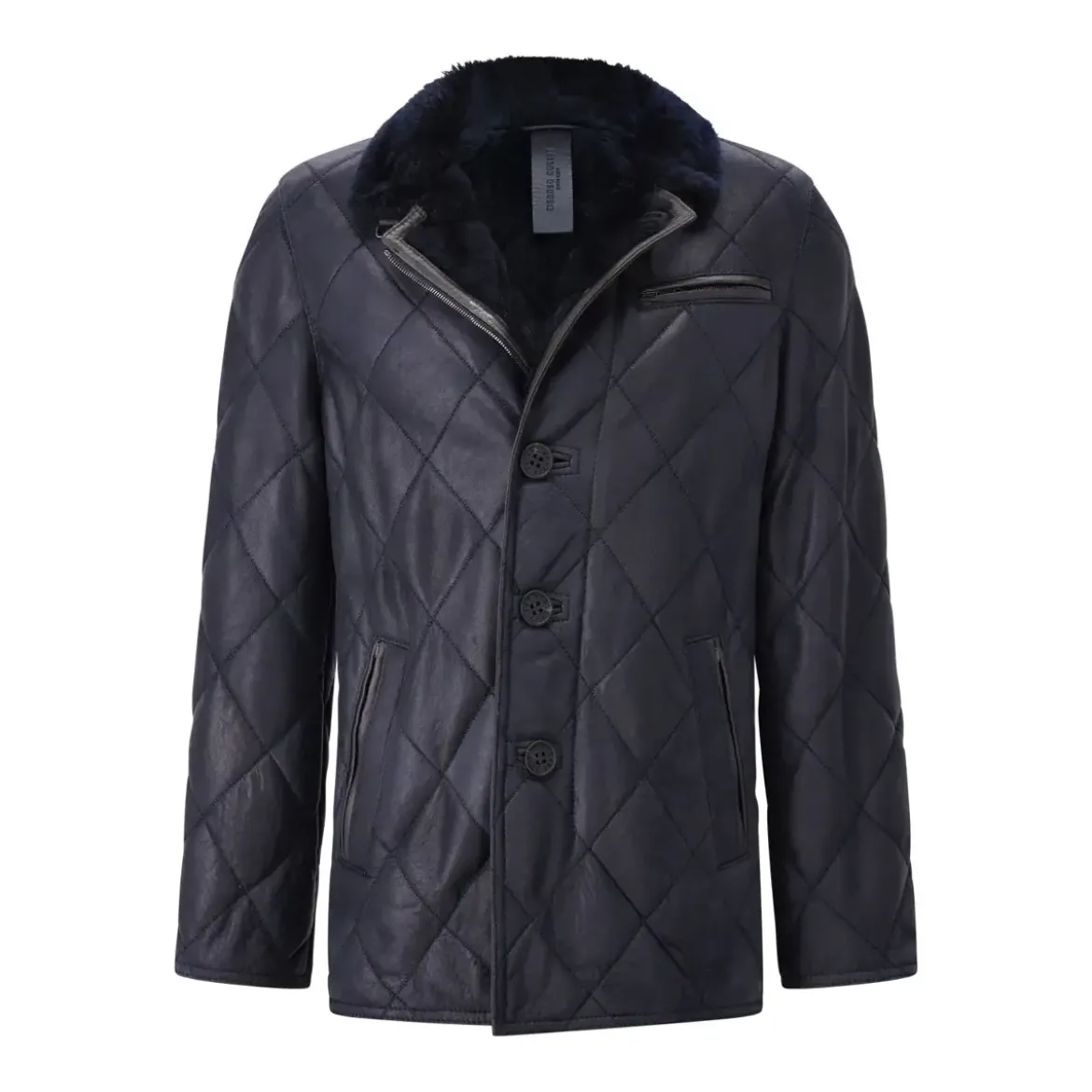 Werner Christ Lederjacke David Dunkelblau Lederjacke