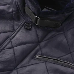 Werner Christ Lederjacke David Dunkelblau Lederjacke