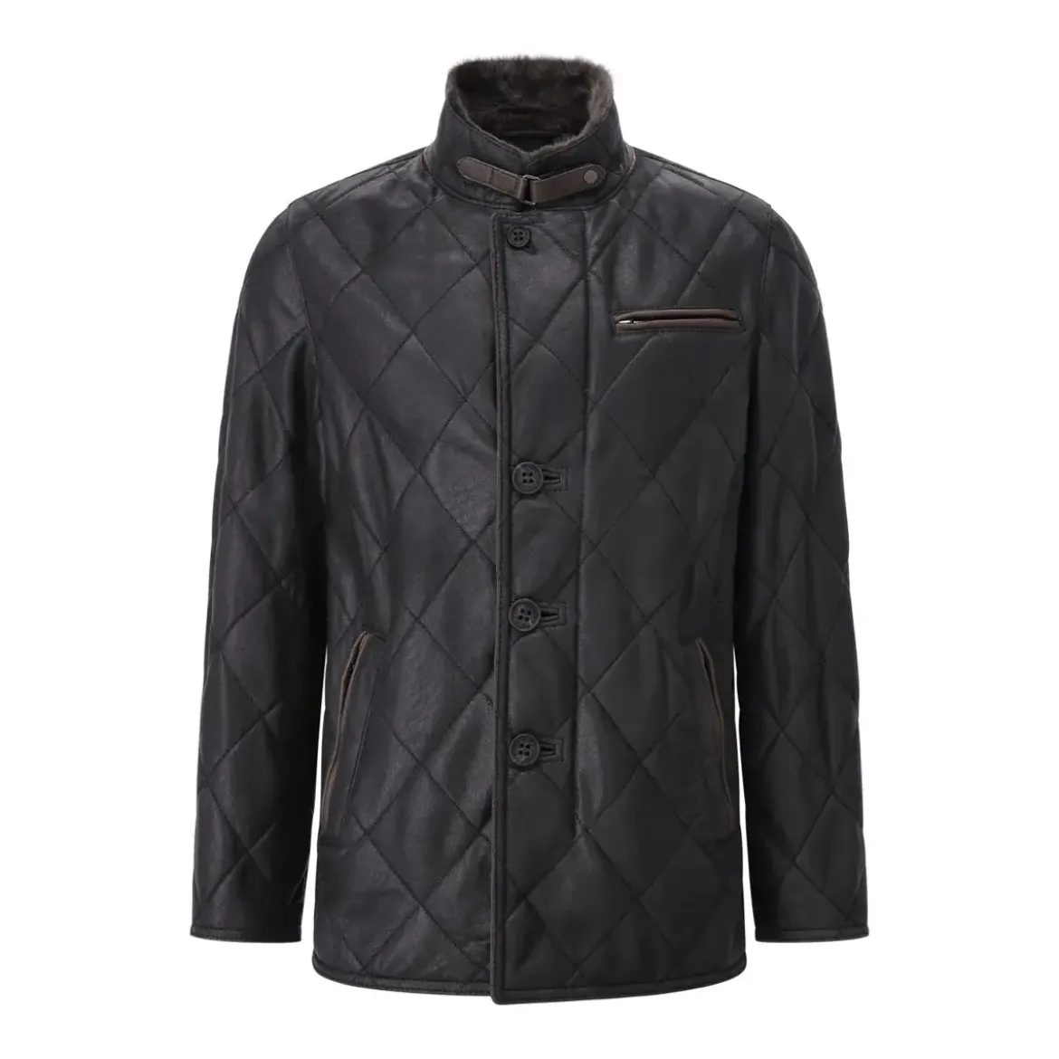 Werner Christ Lederjacke David Dunkelblau Lederjacke