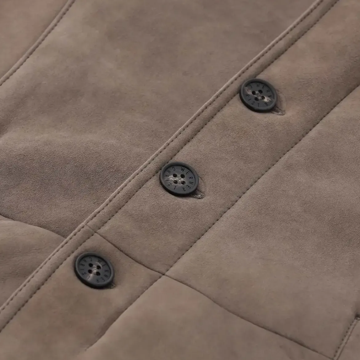 Werner Christ Mantel Antony aus Lammfell Braun Übergangsjacke