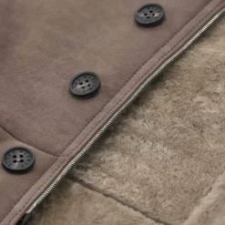 Werner Christ Mantel Antony aus Lammfell Braun Übergangsjacke
