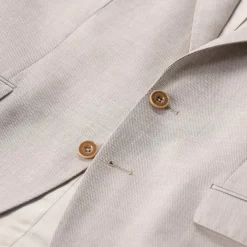 WILVORST Anzugsakko aus Schurwoll-Mix beige Anzugjacke