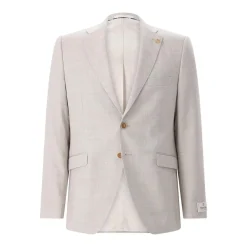 WILVORST Anzugsakko aus Schurwoll-Mix beige Anzugjacke