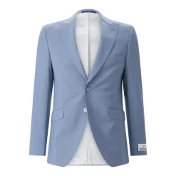 WILVORST Sakko aus Schurwolle blau Anzugjacke