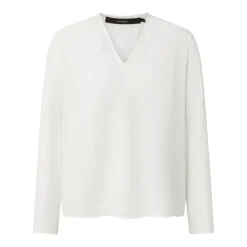 windsor. Bluse mit V-Ausschnitt weiß Bluse