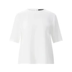 windsor. Blusenshirt mit Fransen weiß Bluse