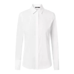 windsor. Hemdbluse aus Baumwollmix weiß Bluse