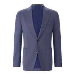 windsor. Regular-Fit Sakko aus Baumwollmix blau Anzugjacke