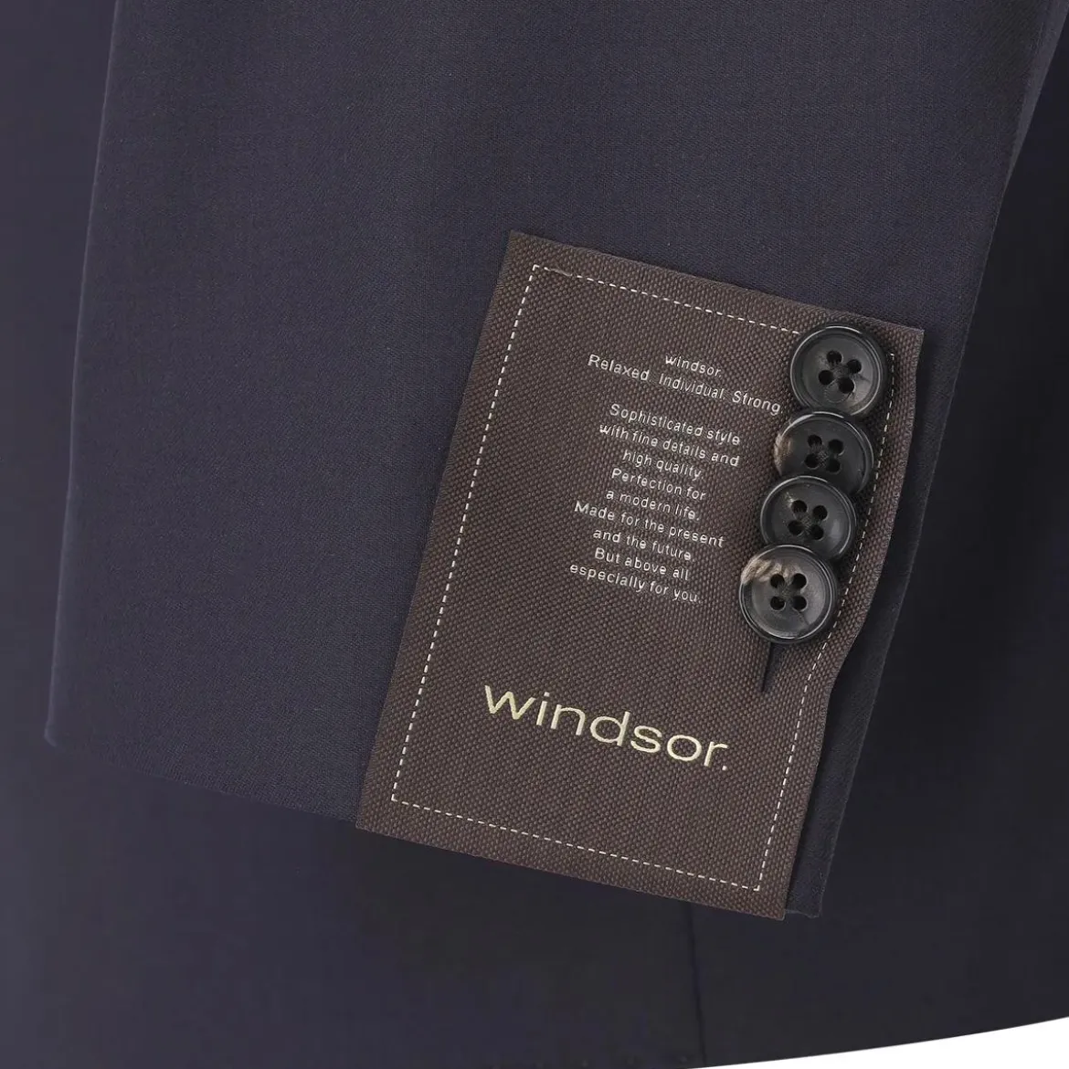 windsor. Sakko aus Wolle schwarz Anzugjacke