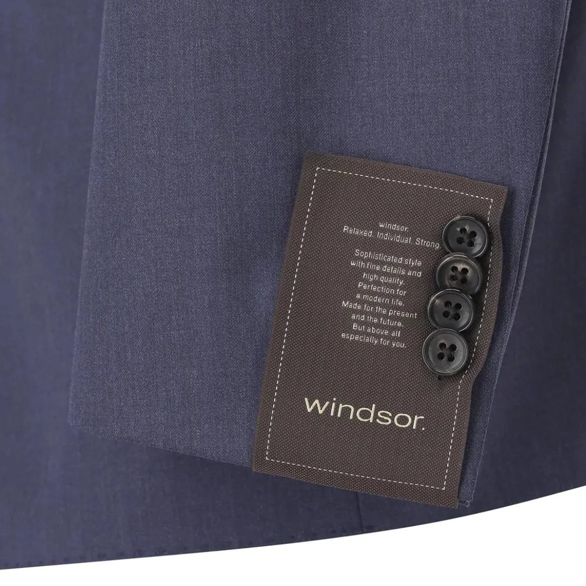 windsor. Sakko aus Wolle schwarz Anzugjacke