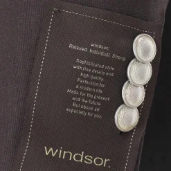 windsor. Shaped-Fit Sakko Giornos braun Anzugjacke
