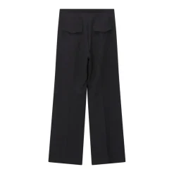 windsor. Slim-Fit Hose aus Viskose-Mix schwarz