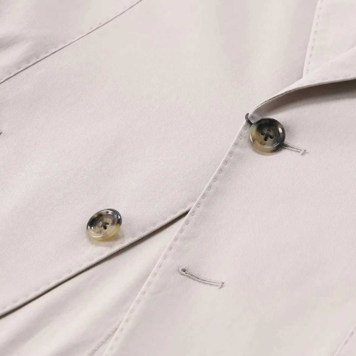 windsor. Zweiteiliger Anzug aus Baumwolle beige Hosenanzug