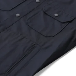 Woolrich Hemdjacke aus Baumwolle blau Hemdjacke