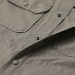 Woolrich Hemdjacke aus Baumwolle blau Hemdjacke